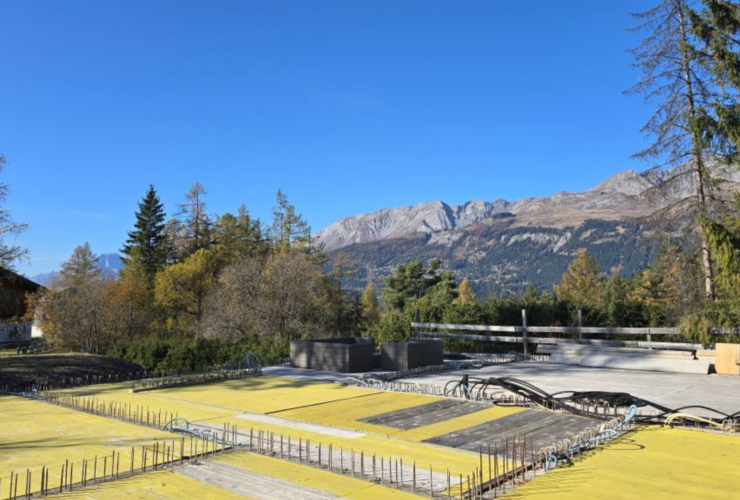 situation exceptionnelle pour ce futur chalet en résidence secondaire avec projet d'agrandissement autorisé