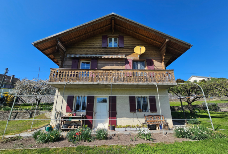 à 5 min. de Vevey maison à mettre au goût du jour
