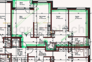 vaste logement 3.5 pièces rénové - Lumineux, au calme et proche du centre-ville