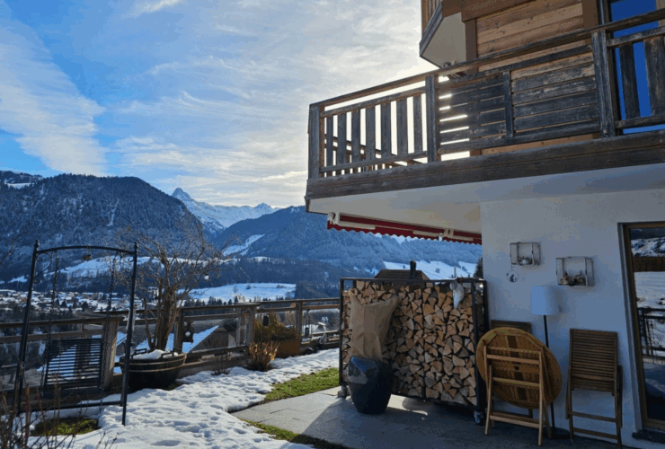 confortable 3,5 pièces avec jardin - authenticité et modernité en Gruyère