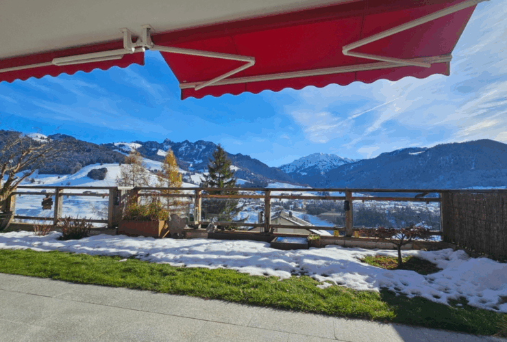 confortable 3,5 pièces avec jardin - authenticité et modernité en Gruyère
