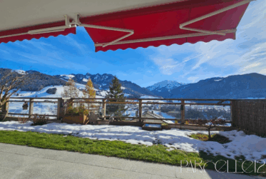 confortable appartement 3.5 pièces avec jardin privatif et poêle